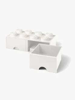 LEGO Opbevaringsklods 8, Hvid