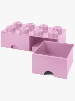 LEGO Opbevaringsklods 8, Lyserød