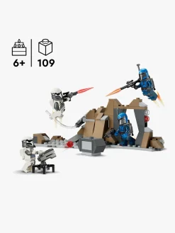 LEGO Star Wars 75373 Battle Pack med bagholdet på Mandalore