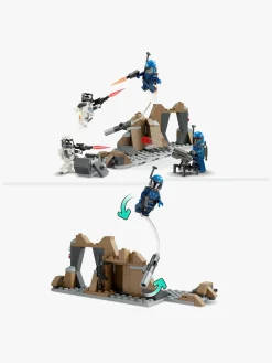 LEGO Star Wars 75373 Battle Pack med bagholdet på Mandalore