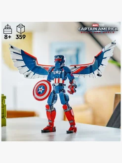 LEGO Super Heroes 76296 Byg selv-figur af den nye Captain America