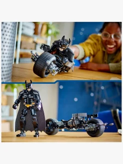 LEGO Super Heroes 76273 Byg selv-figur af Batman og Batpod-motorcyklen