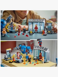 LEGO Super Heroes 76315 Iron Mans laboratorium: Dragtgalleriet