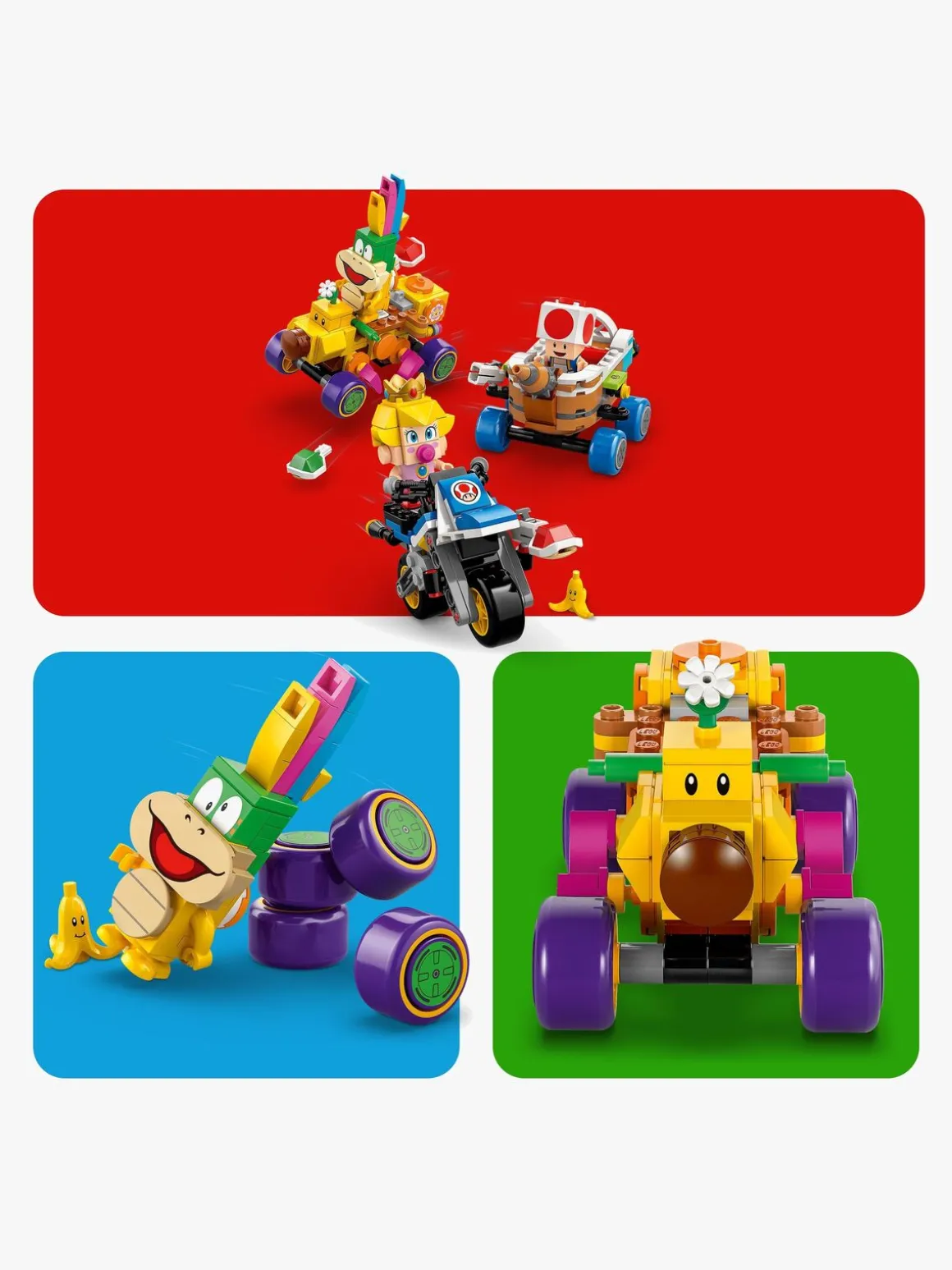 LEGO Super Mario 72036 Mario Kart – Baby Peach og Grand Prix-sæt