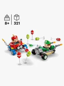 LEGO Super Mario 72034 Mario Kart – Baby Mario mod Baby Luigi
