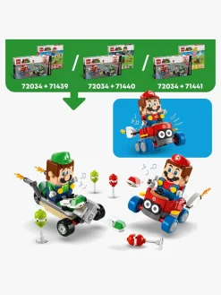 LEGO Super Mario 72034 Mario Kart – Baby Mario mod Baby Luigi