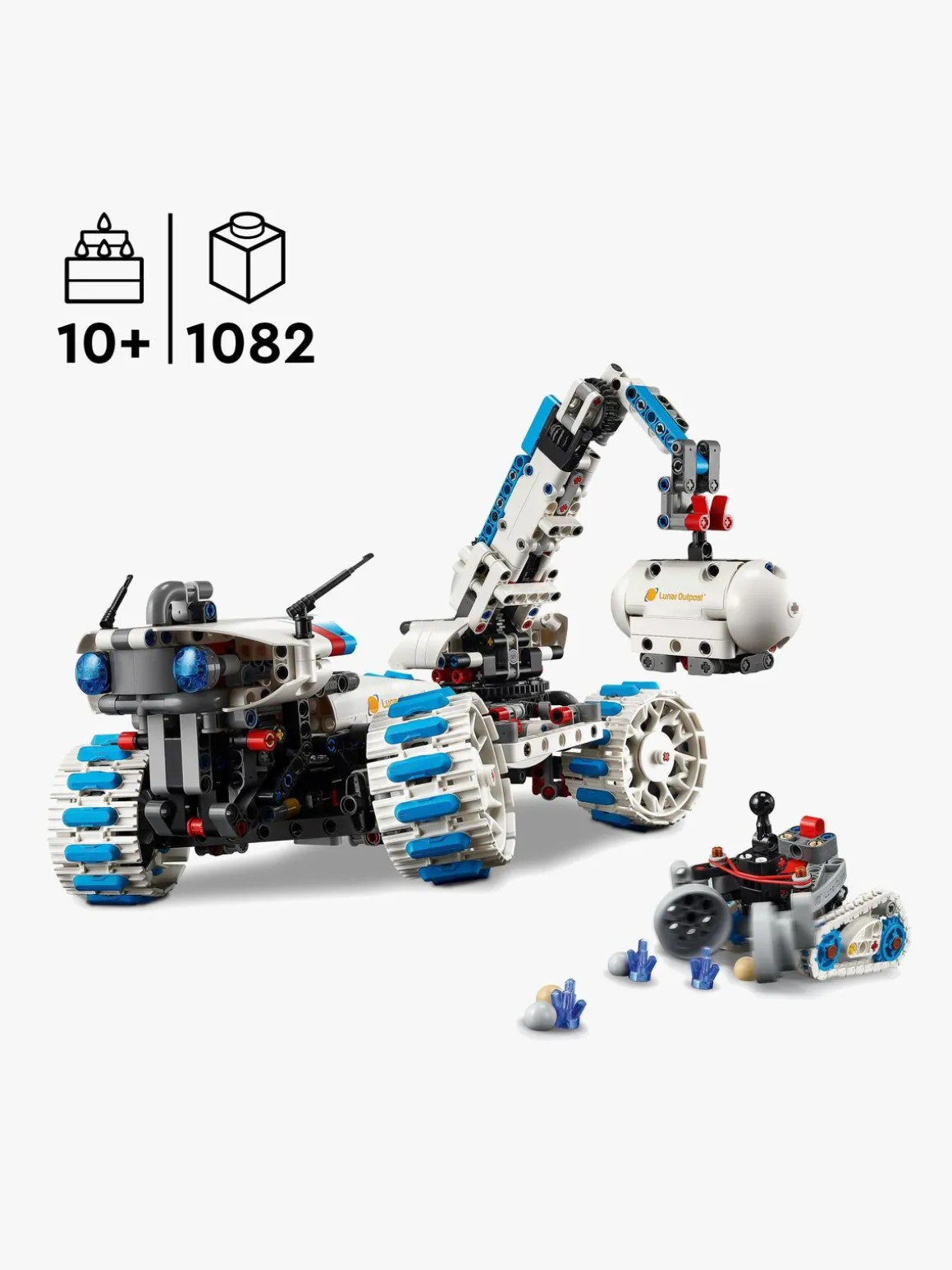 LEGO Technic 42211 Lunar Outpost månerover-rumfartøj