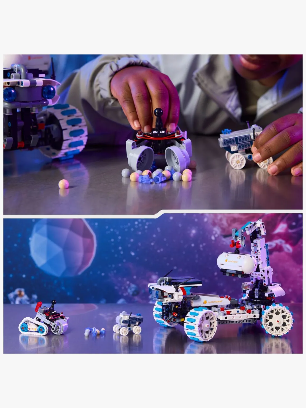 LEGO Technic 42211 Lunar Outpost månerover-rumfartøj