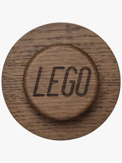 LEGO 1x1 Træknager, Oak Dark Stained