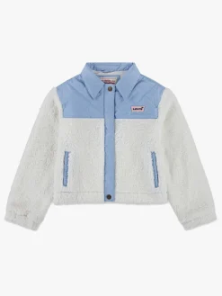 Levi's LVG Big PKT Sherpa Jakke, Blanc De Blanc