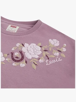 Levi's LVG Rose Front Tuck Sweatshirt, Lilas Levi's