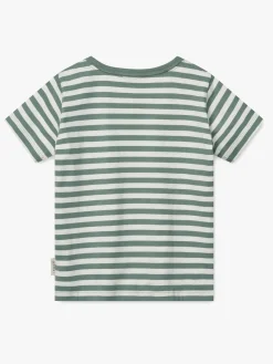 LIEWOOD Apia Placement T-shirt, Circus/Stripe peppermint/Creme de la creme