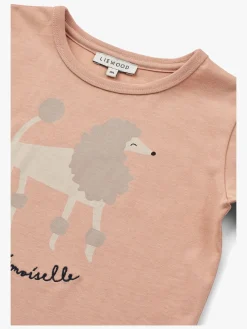 LIEWOOD Apia Placement T-shirt, Paris mademoiselle/Pale tuscany