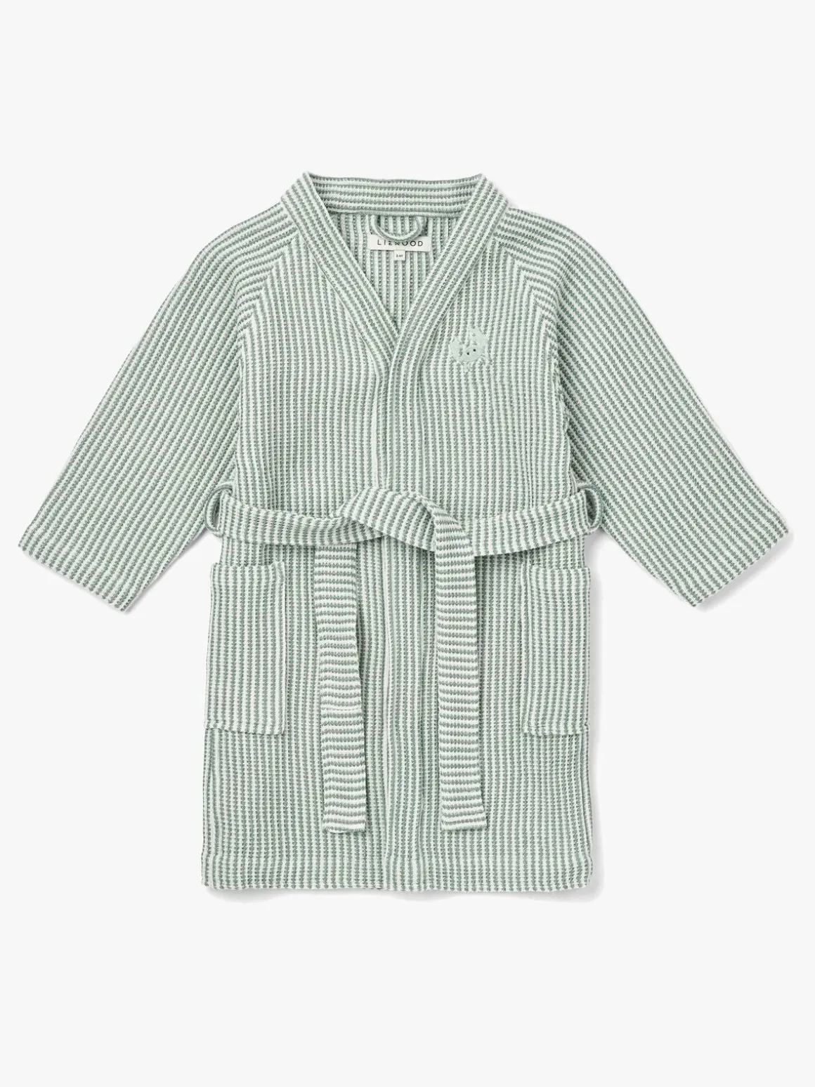 LIEWOOD Bertha Badekåbe Stripe, Peppermint/Creme de la Creme