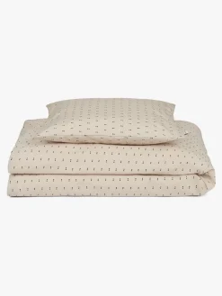 LIEWOOD Carmen Sengesæt 70x100 Tremmeseng, Double Dot/Silver Lining