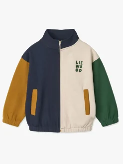 LIEWOOD Cassius Zip Trøje, Classic Navy Multi Mix