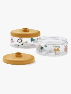 LIEWOOD Dominique Tritan Madkasse 2-pak, Around the world/Sandy