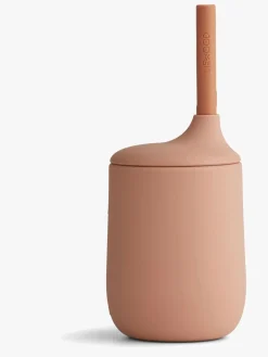 LIEWOOD Ellis Sugerørskop Silikone, Dark Rose/Terracotta Mix