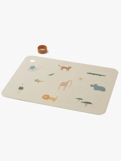 LIEWOOD Jude Dækkeserviet med Tryk, Safari/Sandy