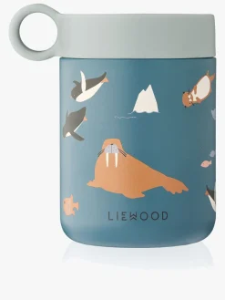 LIEWOOD Kian  Mønstret Termobeholder, Arctic Sea/Ocean view