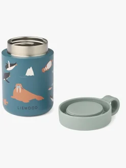 LIEWOOD Kian  Mønstret Termobeholder, Arctic Sea/Ocean view