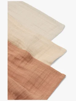 LIEWOOD Lewis Tæppe/ Stofble i Musselin 3-pak, Tuscany Rose