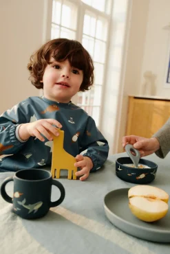 LIEWOOD Merle Cape Hagesmæk med Tryk, Arctic Sea/ Ocean view