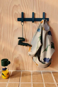 LIEWOOD Merle Cape Hagesmæk med Tryk, Dinosaurs/Mist