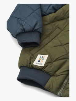 LIEWOOD Mira  Quiltet Jakke, Classic Navy/Army Brown