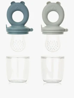 LIEWOOD Miranda Feeder 2-Pak, Whale Blue/Dove Blue