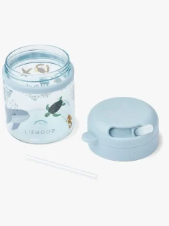 LIEWOOD Pavia Tritan Sugerørskop 280 ml, Sea Creature/Sandy