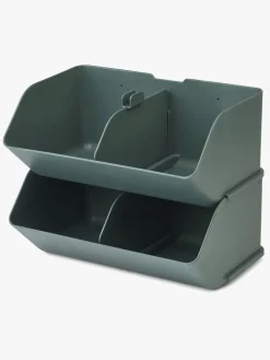 LIEWOOD Rosemary Opbevaringskasser M 2-Pak, Whale Blue