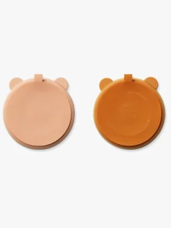 LIEWOOD Stacy Opdelt Tallerken 2-pak, Mustard/Tuscany Rose