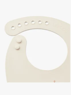 LIEWOOD Tilda Hagesmæk med Tryk Silikone 2-pak, Peach/Sea Shell