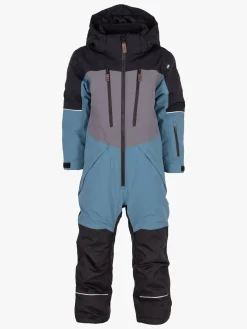 Lindberg Alpine Flyverdragt, Black/Turquiose