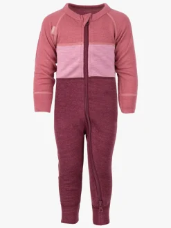 Lindberg Bamboo Merino Skiundertøj Flyverdragt, Blush/Rose