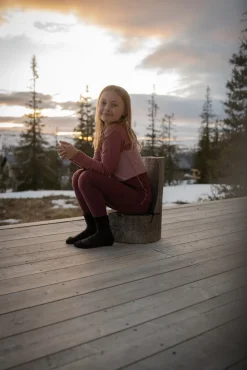 Lindberg Bamboo Merino Skiundertøj, Blush/Rose