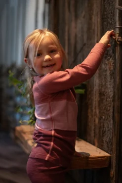 Lindberg Bamboo Merino Skiundertøj, Blush/Rose