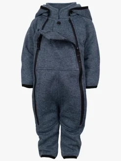 Lindberg Bormio Vindtæt Fleecedragt, Blå