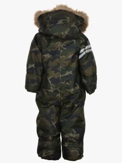 Lindberg Camo Babyflyverdragt, Green