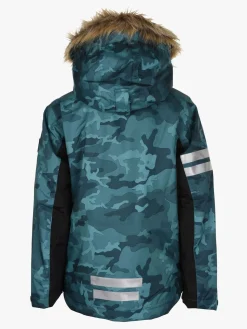 Lindberg Camo Vinterjakke, Lagoon