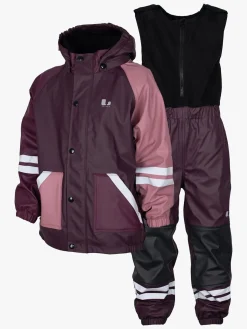 Lindberg Fagerhult Foret Regnsæt, Plum/Dry Rose