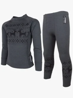 Lindberg Kåbdalis Skiundertøj Merinomix, Anthracite