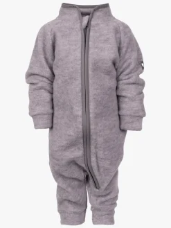 Lindberg Loe Merino Babyflyverdragt, Grey Melange