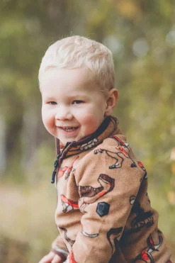 Lindberg Luleå Fleecetrøje, Lysebrun