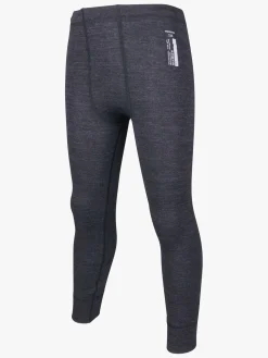 Lindberg Merino Skiundertøj JR Merinomix, Black Melange