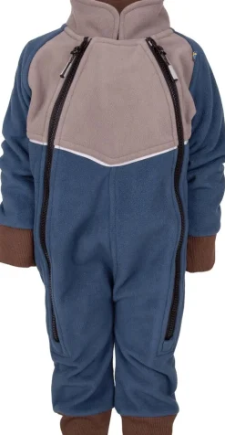 Lindberg Stormy Vindtæt Fleecedragt, Grå/Mørkeblå