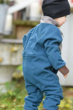 Lindberg Stormy Vindtæt Fleecedragt, Grå/Mørkeblå