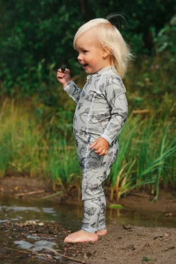 Lindberg Summer UV-Dragt, Mint Green/Grey