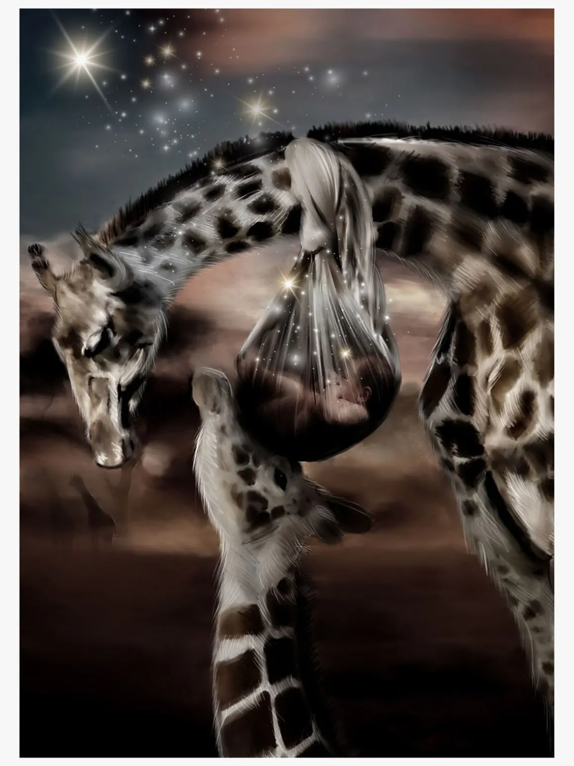 Linn Wold Plakat 30x40 Lille Håbefulde